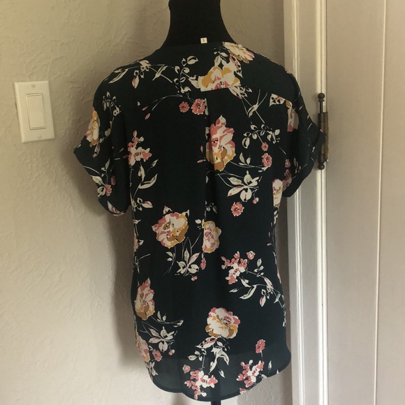Ladies Maurices Green Floral T-Shirt Blouse - Size Small - Picture 5 of 7